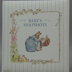 Vintage Beatrix Potter Baby's Snapshots Photo Album (1990) NWT